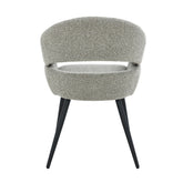 Eetkamerstoel Megan taupe, B58cm x D62cm x H85cm