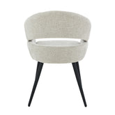 Eetkamerstoel Megan toffee, B58cm x D62cm x H85cm