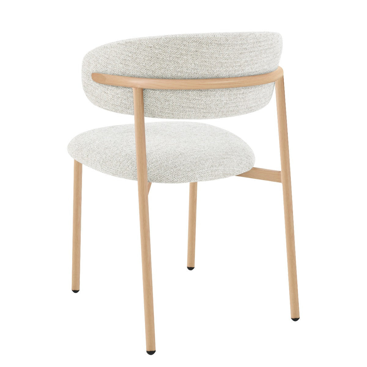 Livingfurn Micah eetkamerstoel Hush Oak, set van twee