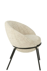 Esszimmerstuhl Napoli Beige- J-Line - Esszimmerstuhl - J-Line - livinglovely.de