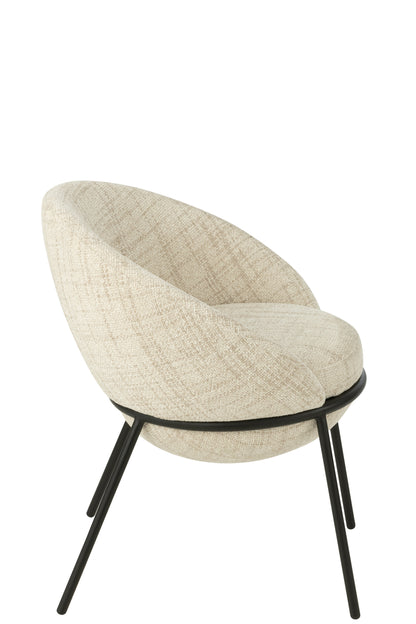 Esszimmerstuhl Napoli Beige- J-Line - Esszimmerstuhl - J-Line - livinglovely.de