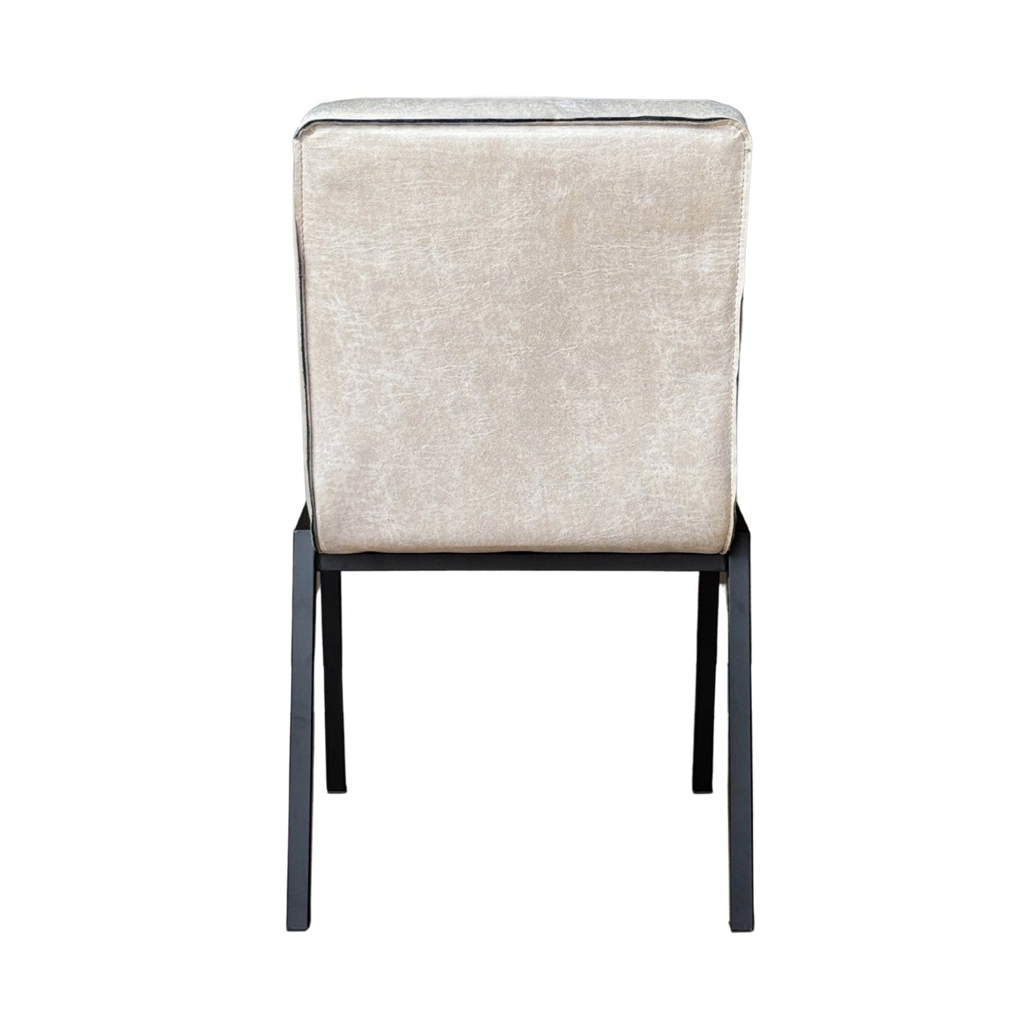 Eetkamerstoel Tivoli in beige eco leer, onderdeel van de Tivoli eetkamerserie