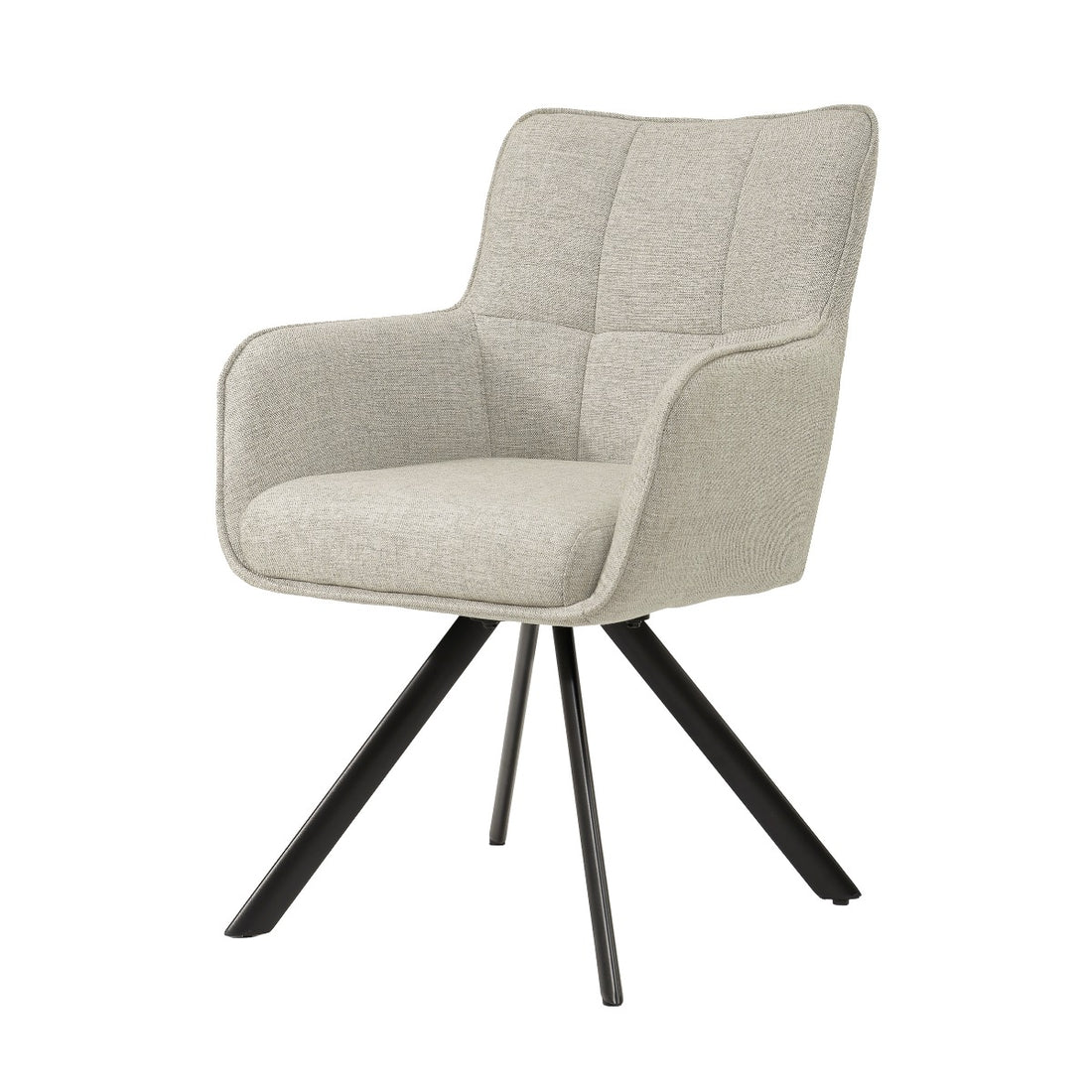 Eetkamerstoel Tori Sand Set van 2 van Livingfurn