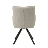 Livingfurn Tori eetkamerstoel Sand, set van twee