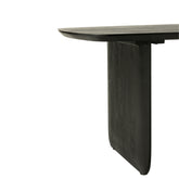 Eetkamertafel Acaciahout Zwart 190x100cm J-Line - Eetkamertafel - J-Line - livinglovely.nl
