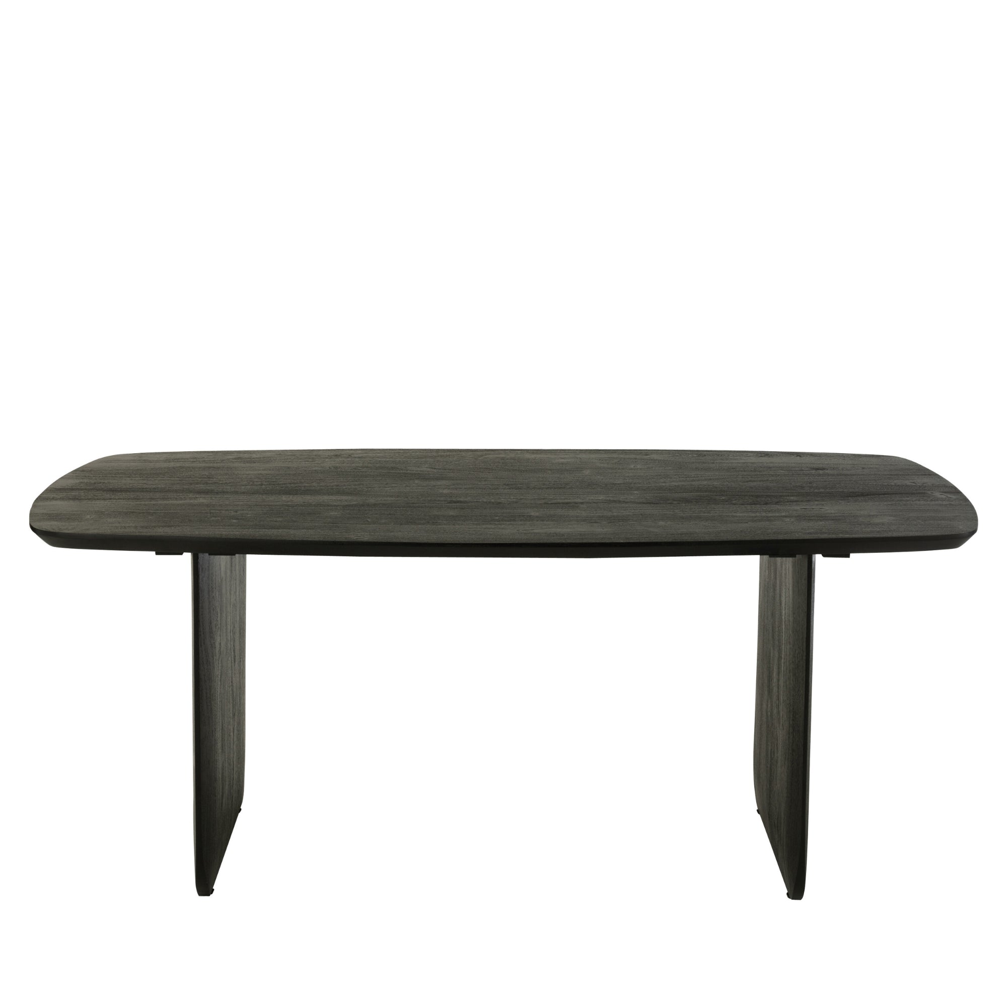 Eetkamertafel Acaciahout Zwart 190x100cm J-Line - Eetkamertafel - J-Line - livinglovely.nl