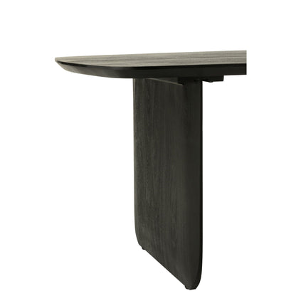Esstisch Akazienholz Schwarz 190x100cm J-Line