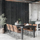 Zwarte eettafel 225cm Timeless Black collectie DTP Home