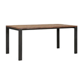 Detail houtnerf eetkamertafel Timeless Tracks naturel 175cm