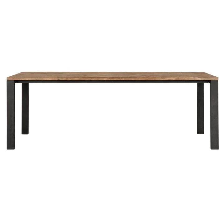 Eetkamertafel Timeless Tracks naturel teakhout 225cm DTP Home