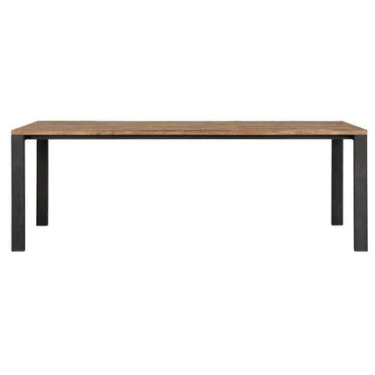 Eetkamertafel Timeless Tracks naturel teakhout 225cm DTP Home