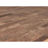 Eetkamertafel Tracks 225cm naturel teakhout tafelblad detail