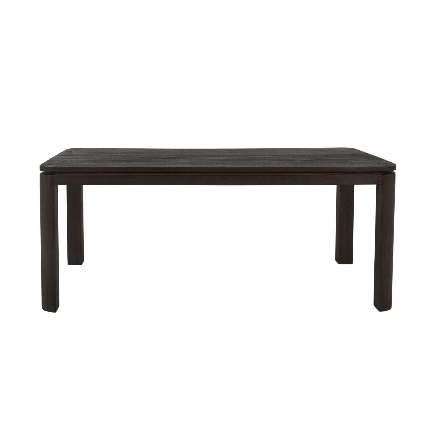 Eettafel Dallas van Starfurn, rechthoekige eettafel van bruin mangohout