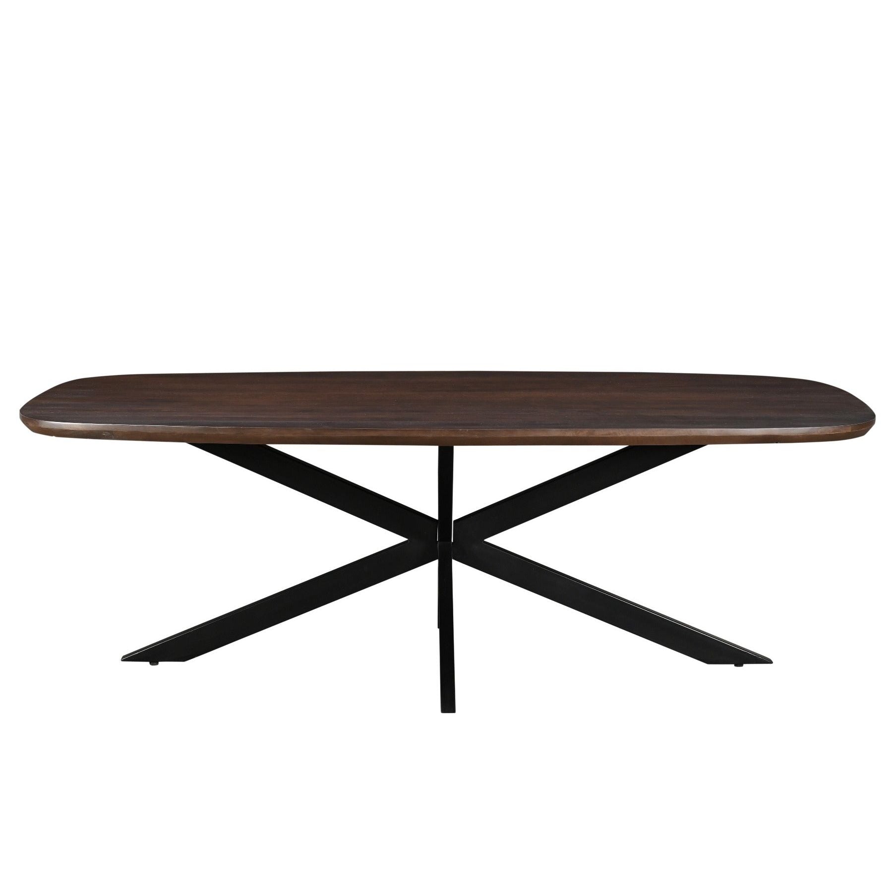 Eettafel Jesper Danish oval mangohout Chestnut 180cm van Livingfurn