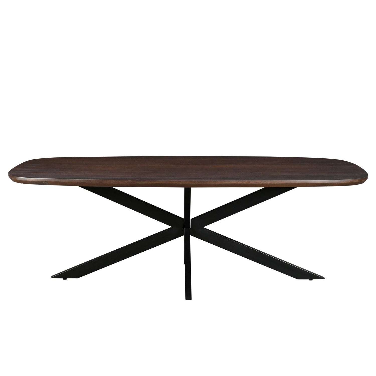 Eettafel Jesper Danish oval mangohout Chestnut 230cm van Livingfurn