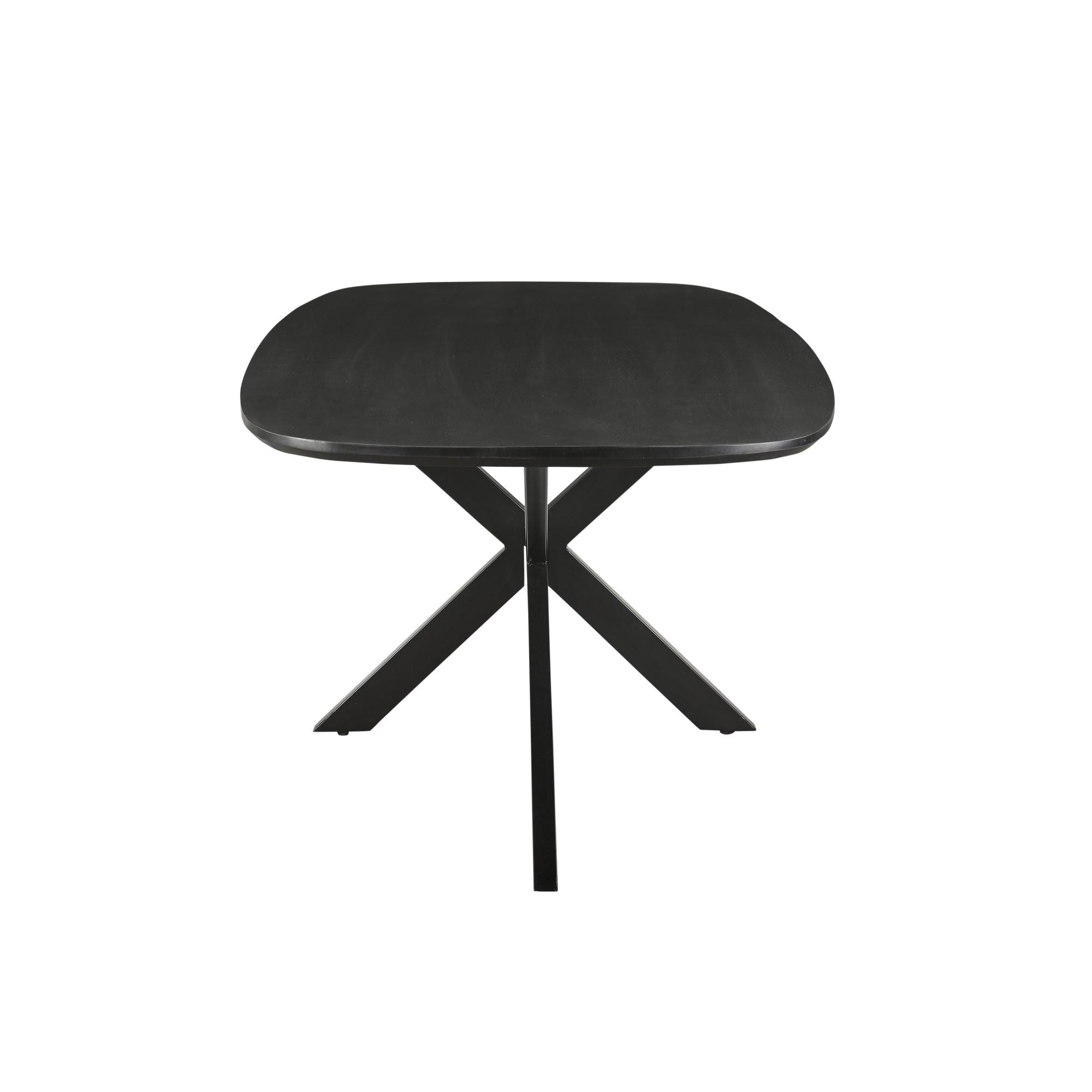 Eettafel Jesper Kala 180cm van de kopse kant gezien