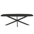 Eettafel Jesper Danish oval mangohout Kala 230cm van Livingfurn