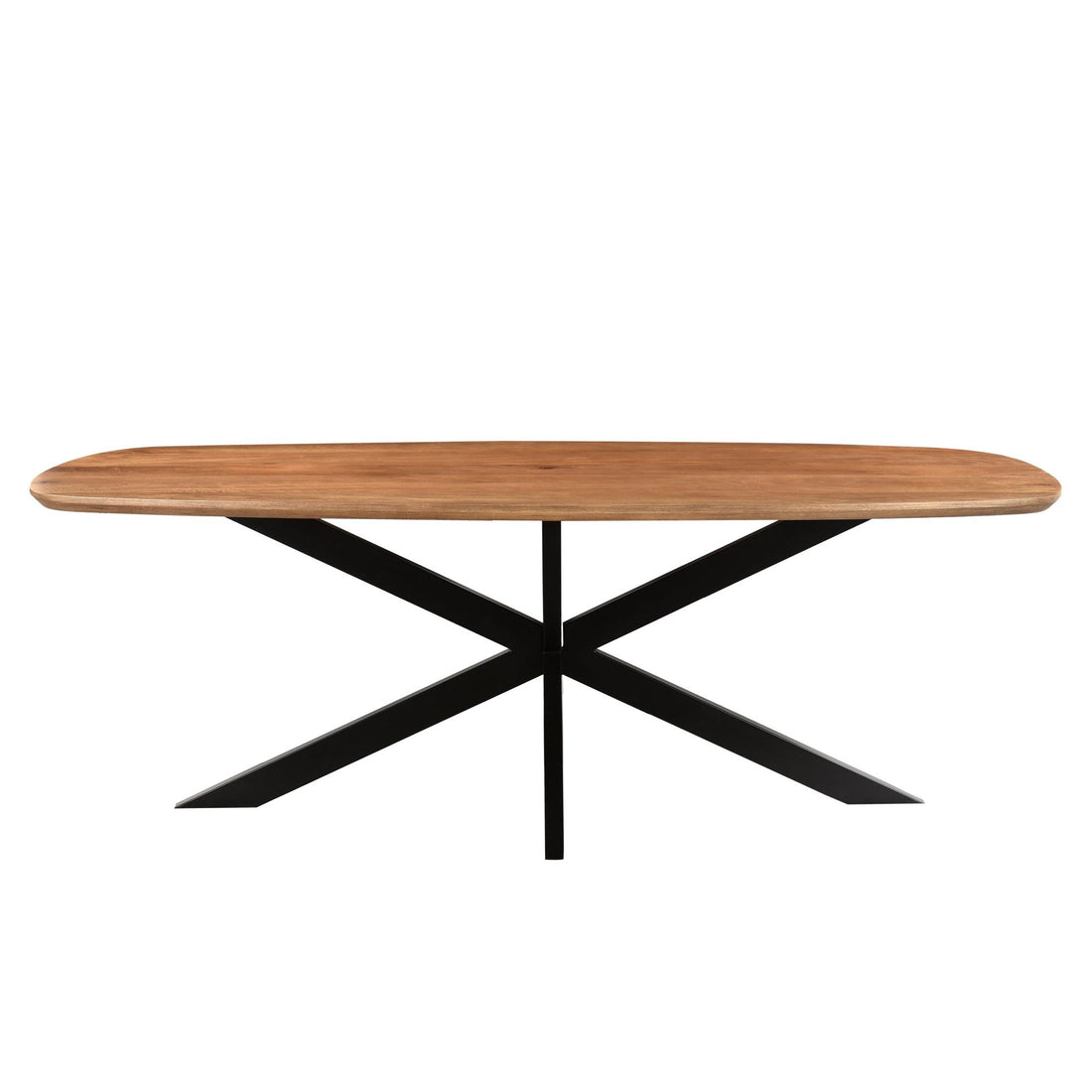 Eettafel Jesper Danish oval mangohout Pecan 210cm van Livingfurn