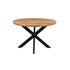 Ronde eettafel Jesper mangohout Pecan Ø120cm van Livingfurn