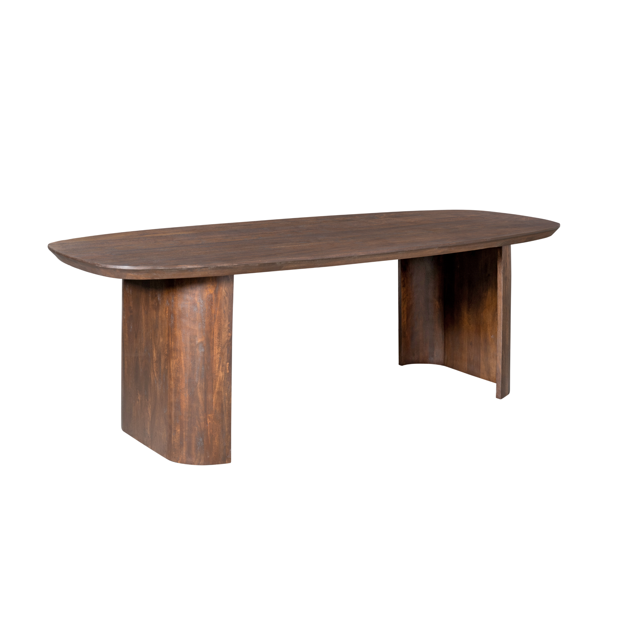 Royale bruine eettafel Maré 300 cm van Starfurn met dik mangohouten blad