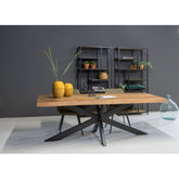 Eettafel Nairobi Tree Top Naturel 220cm in een interieur