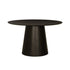 Eettafel Novero eiken espresso Ø130cm van Livingfurn