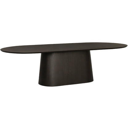 Eettafel Novero eiken espresso 280cm van Livingfurn