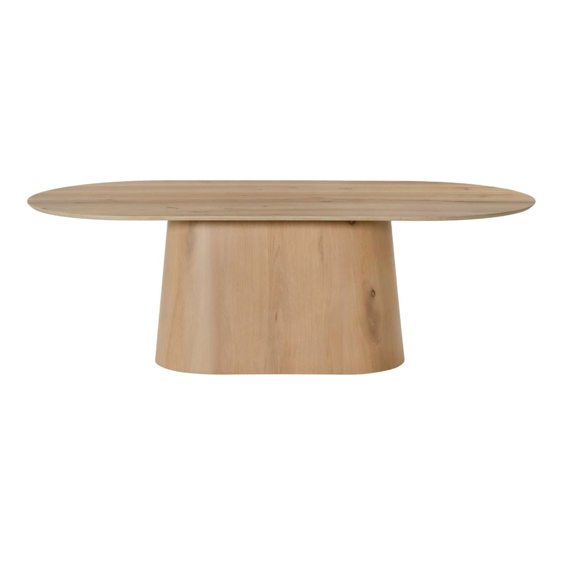 Eettafel Novero naturel schuin vooraanzicht