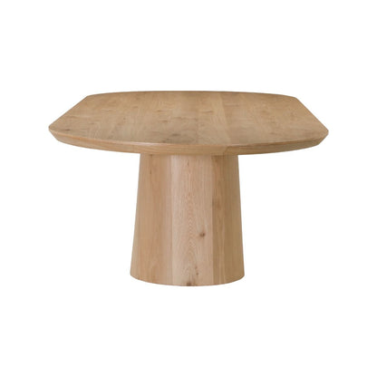 Eettafel Novero naturel 280cm zijaanzicht
