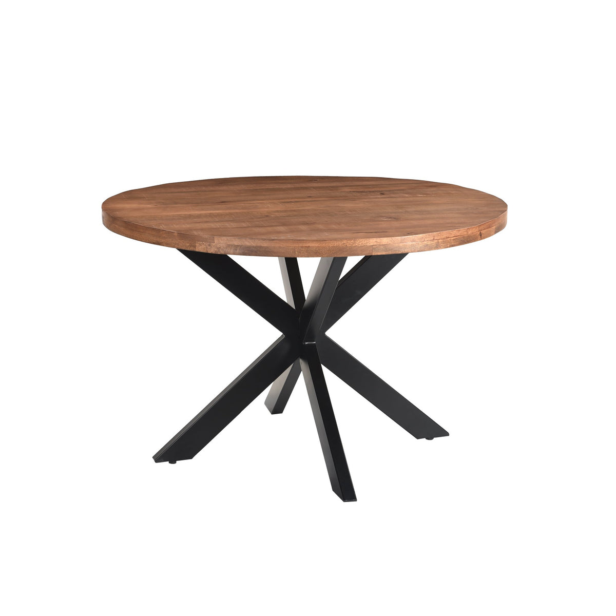 Ronde eettafel Rocky Ø120cm in Pecan