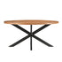 Eettafel Rocky Mangohout Pecan 160cm van Livingfurn
