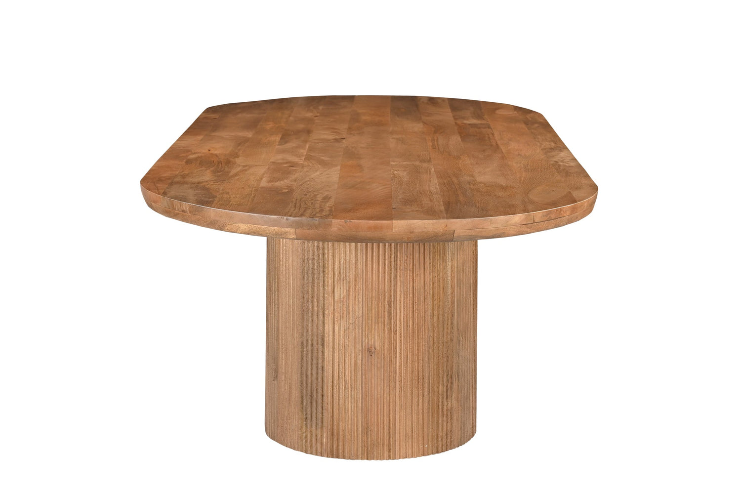 Ovale eettafel Sevilla 250cm van Livingfurn in Pecan