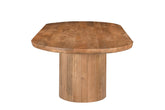 Ovale eettafel Sevilla 300cm van Livingfurn in Pecan