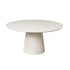 Ronde eettafel Solana van Starfurn in zandkleurig mangohout met een diameter van 150 cm