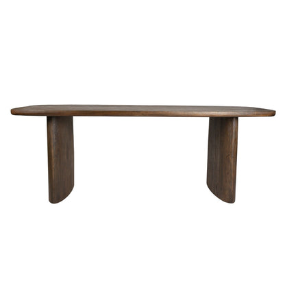 Eettafel Tyler 220cm met massief mangohouten blad van 30 mm