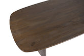 Livingfurn Tyler eettafel 220cm, Malta, warm bruin mangohout
