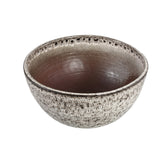 Elana White Round Ceramic Bowl With Grey Pattern L Dia50xH25,5cm PTMD - Pot - PTMD - livinglovely.nl