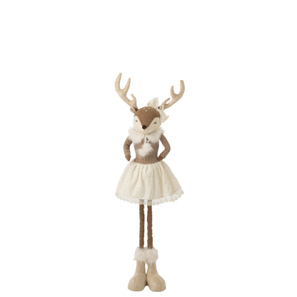 Eland Telescopisch Polyester Beige Small H113cm J-Line