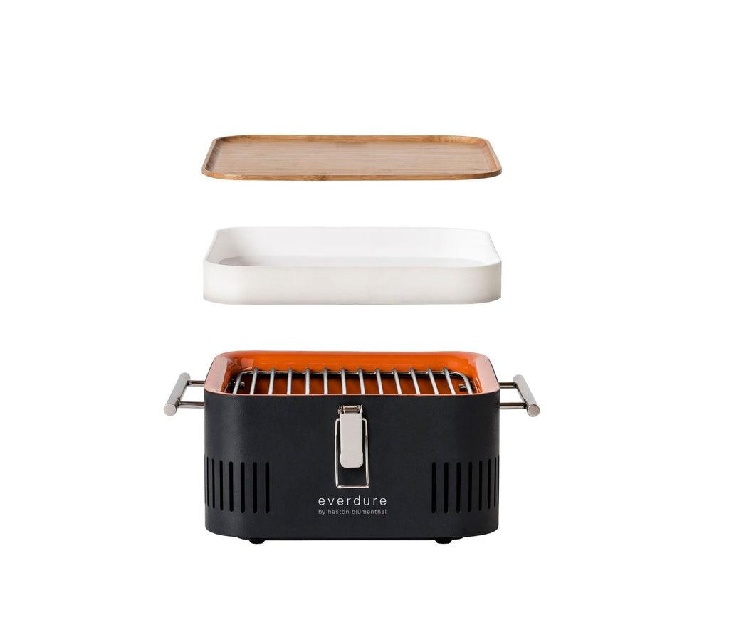 Everdure Cube Houtskool Barbecue Graphite - BBQ - Everdure - livinglovely.nl