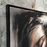 Face Dream Painting 100x140cm - Malerei - Vorstadtdekoration - livinglovely.de