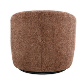 Draaibare fauteuil Britt bordeaux, B84cm x D85cm x H76cm