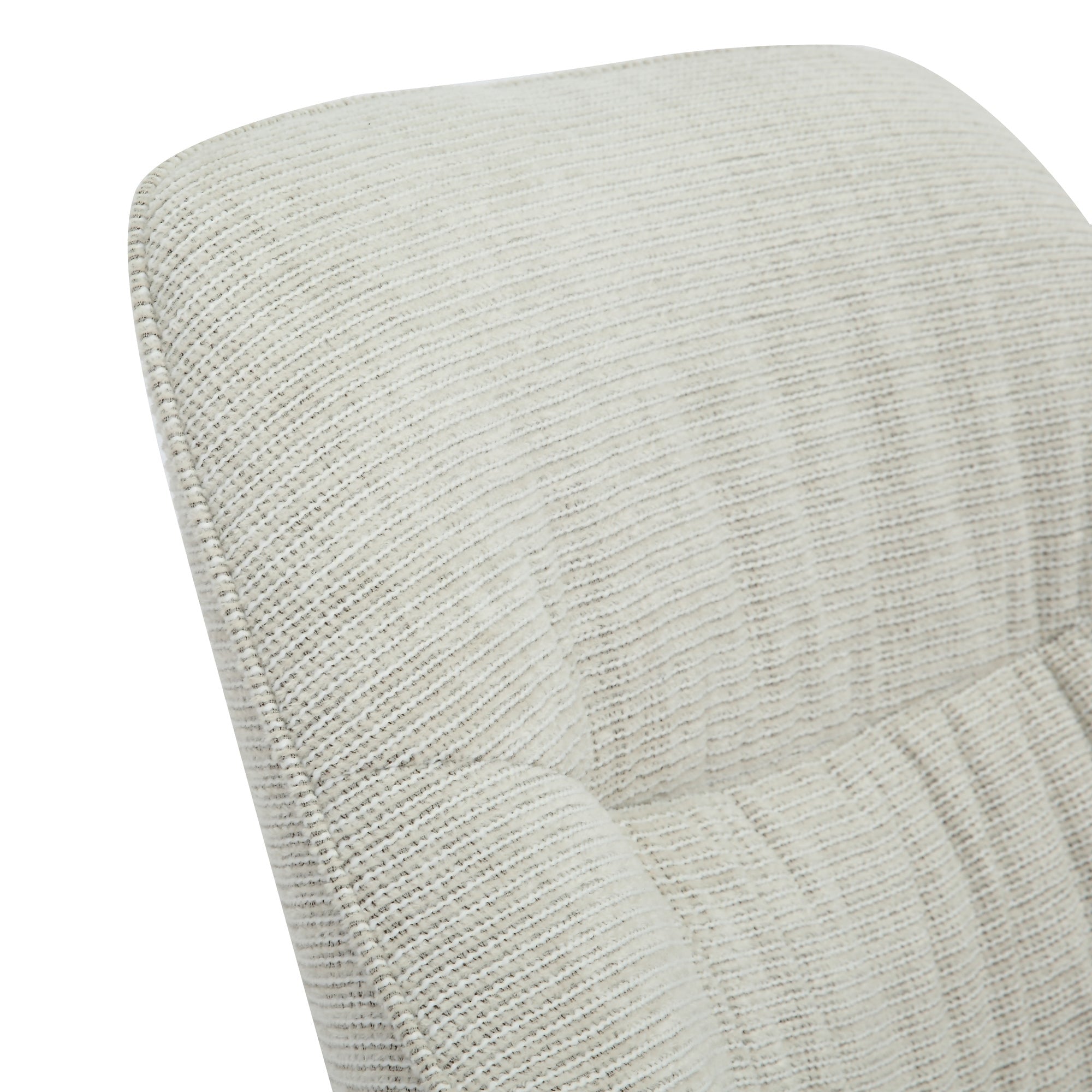 fauteuil Daphne greige, B84cm x D78cm x H77cm