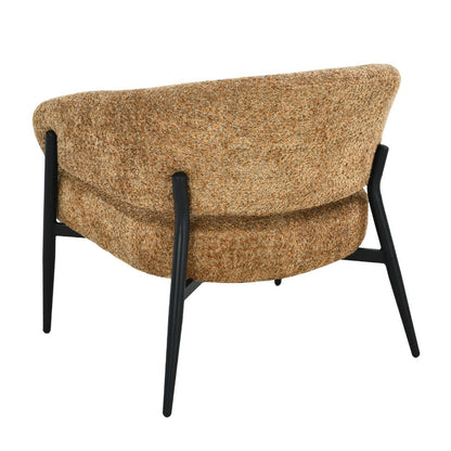 Fauteuil Dilan Venga Cognac van schuin achteren