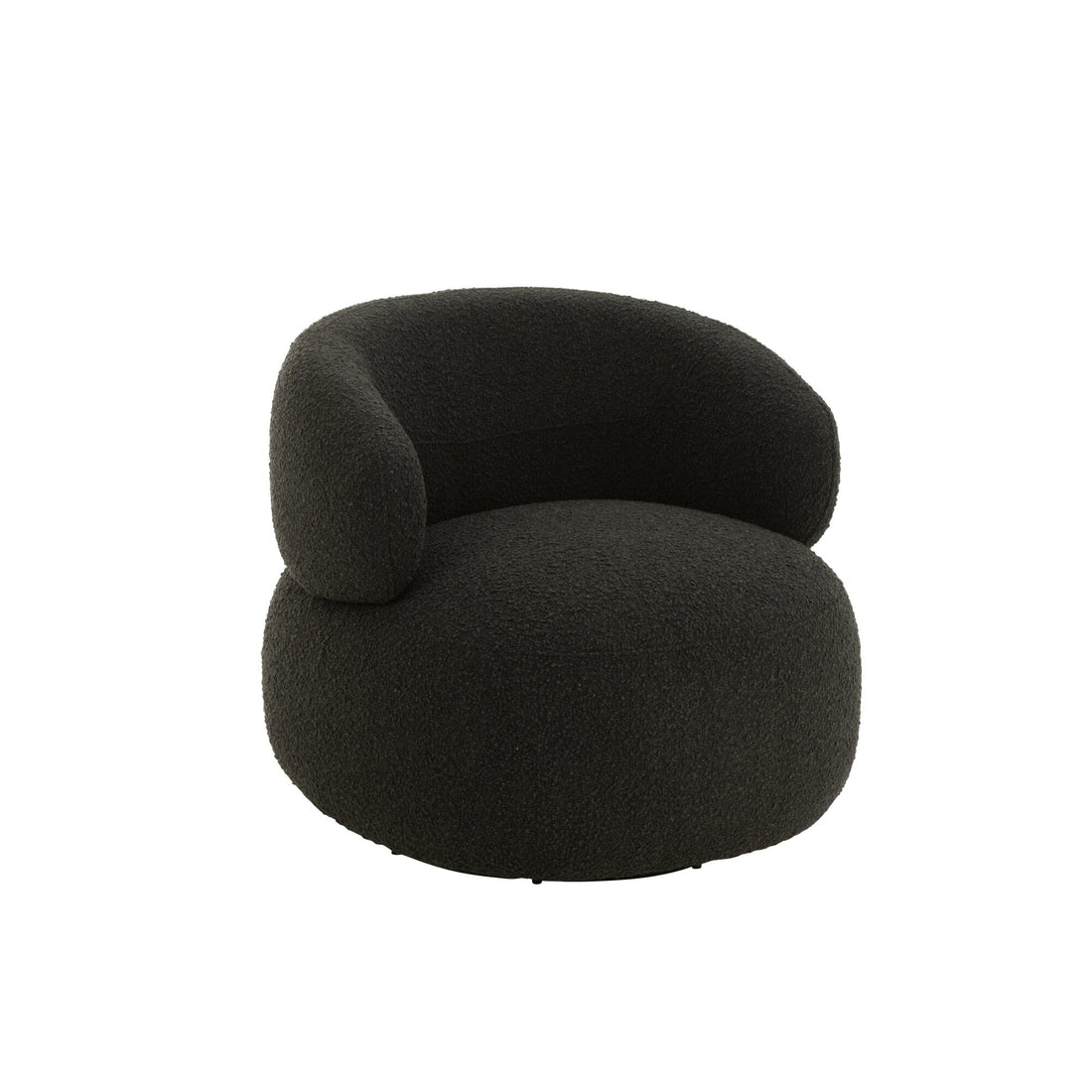 Sessel Drehbar Rund Schaumstoff Schwarz J-Line