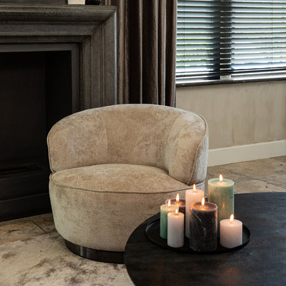 Fauteuil Filou Beige Eden 4 PTMD - Fauteuil - PTMD - livinglovely.nl