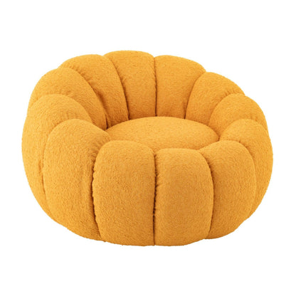 Fauteuil Flower Schuim Mosterdgeel J-Line