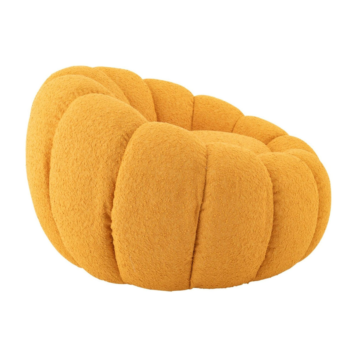 Fauteuil Flower Schuim Mosterdgeel J-Line