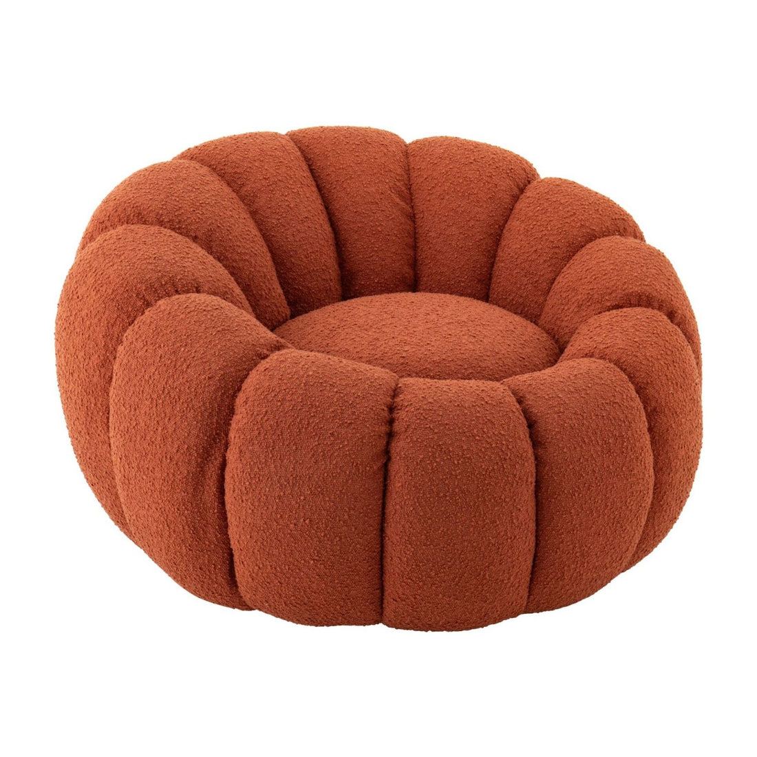 Sessel Flower Schaum Rostbraun J-Line