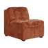 Fauteuil Liberty Glamour Kaneel van MUST Living, kuipstoel in kaneelbruin velvet op witte achtergrond