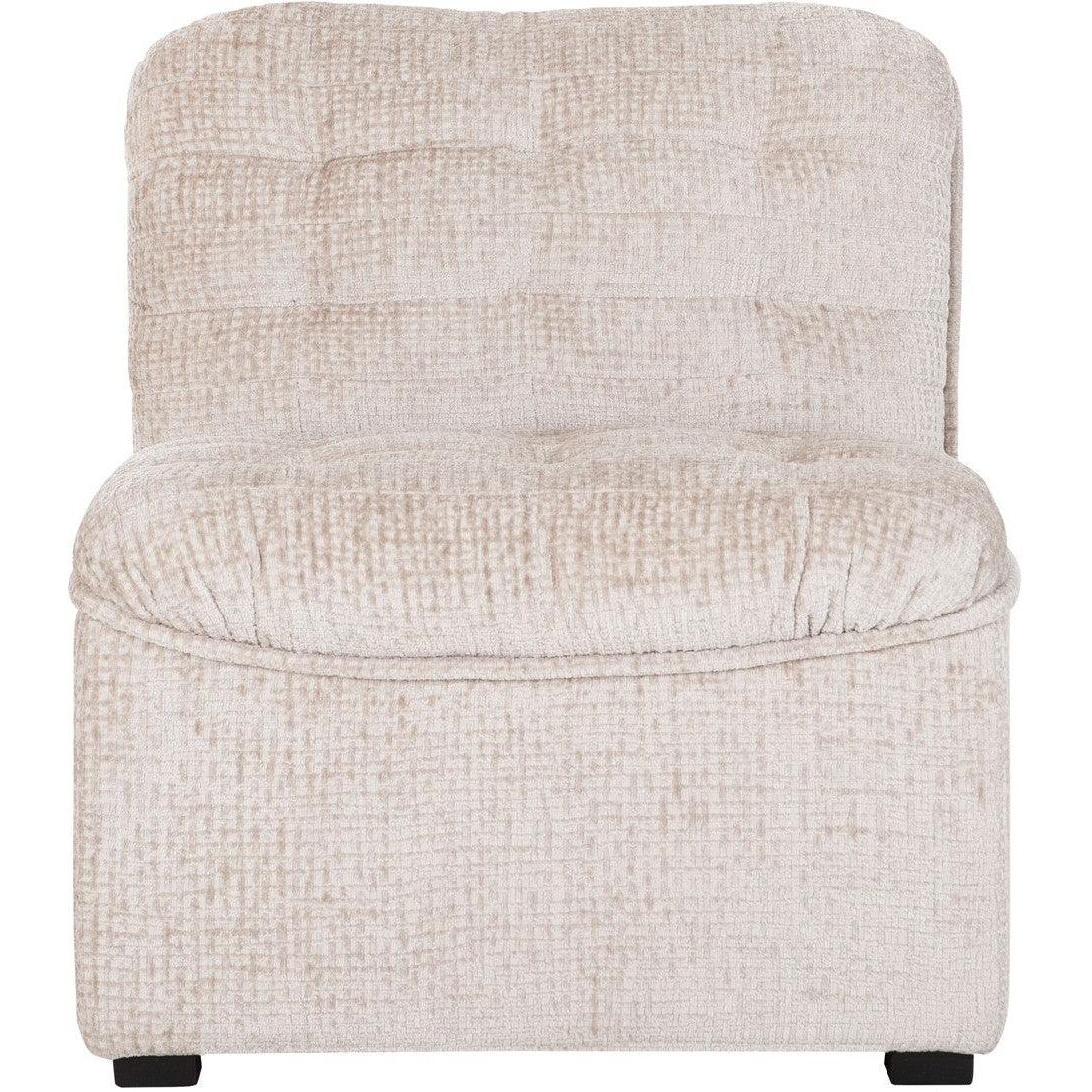 Fauteuil Liberty Glamour Naturel van MUST Living, sfeerbeeld bij een houten bijzettafel